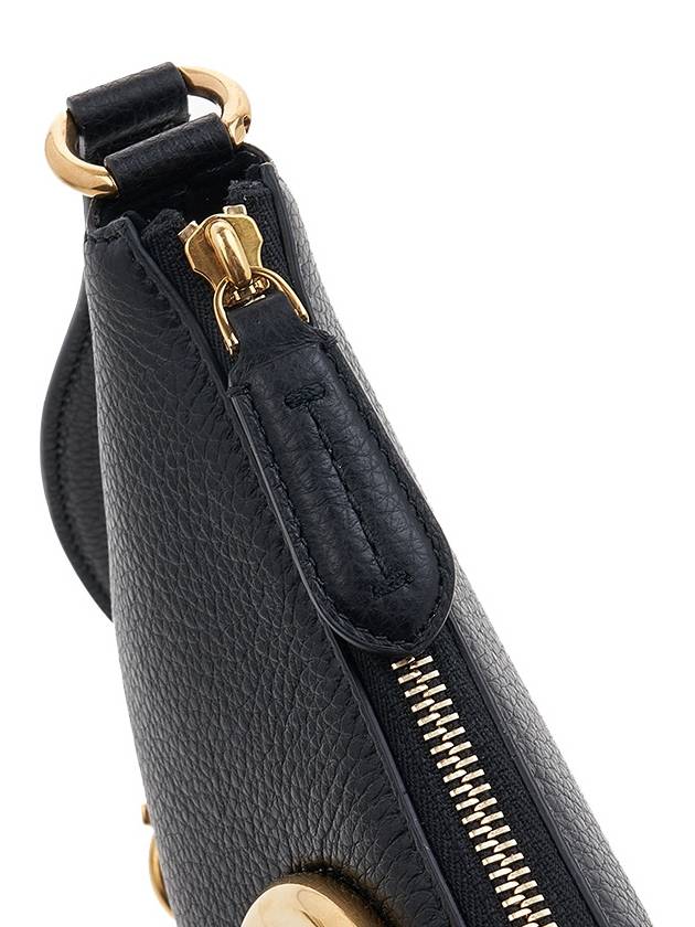 Maxi Gancini Shoulder Bag Black - SALVATORE FERRAGAMO - BALAAN 10