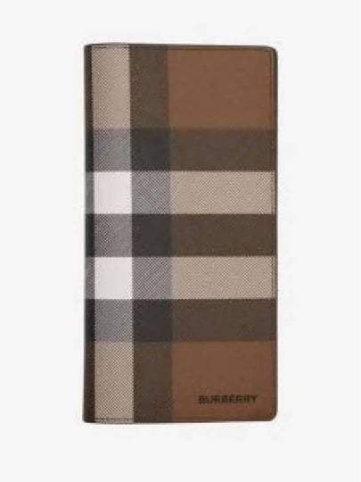 Vintage Check Logo Continental Long Wallet Brown - BURBERRY - BALAAN 2