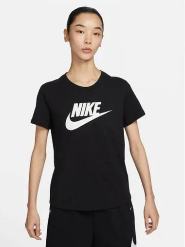 Women s Sportswear Essential Logo T Shirt 010 - NIKE - BALAAN 1