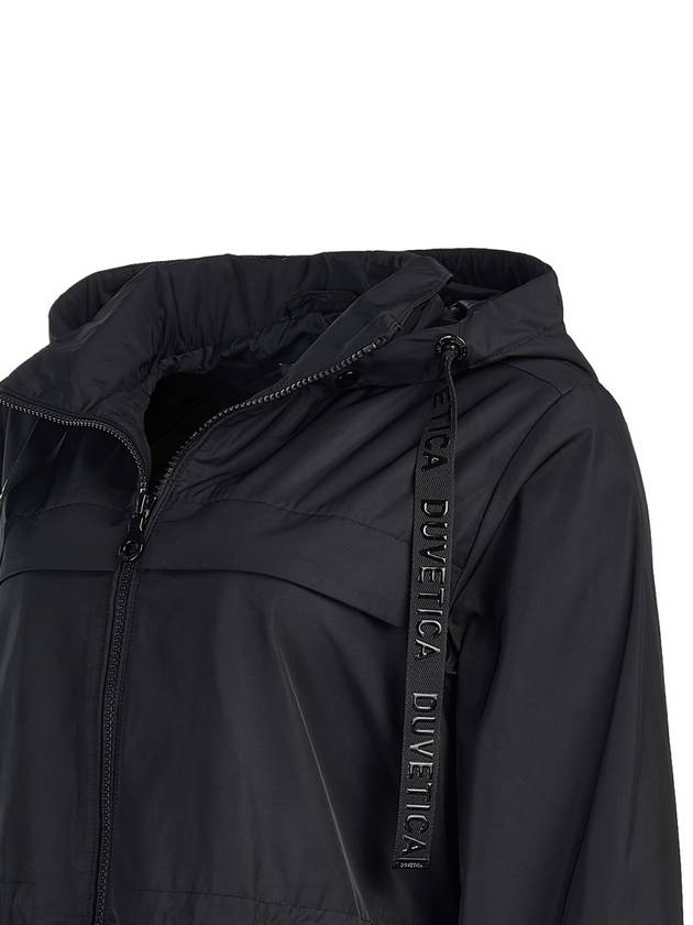 Melissa Long Windbreaker Black - DUVETICA - BALAAN 6