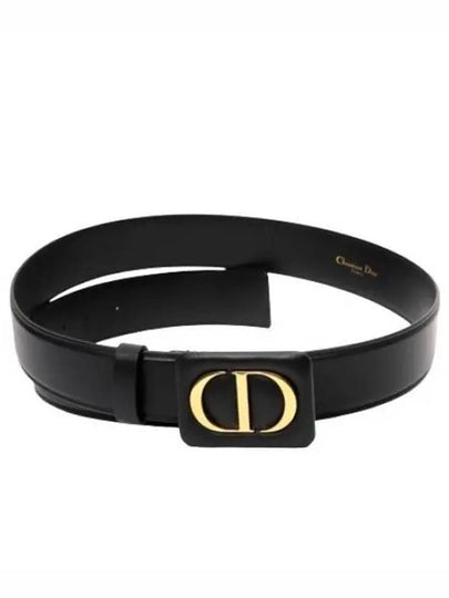 Bobbi Leather Belt Black - DIOR - BALAAN 2