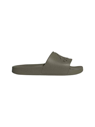 Adilette Aqua Slippers Olive Strata - ADIDAS - BALAAN 1