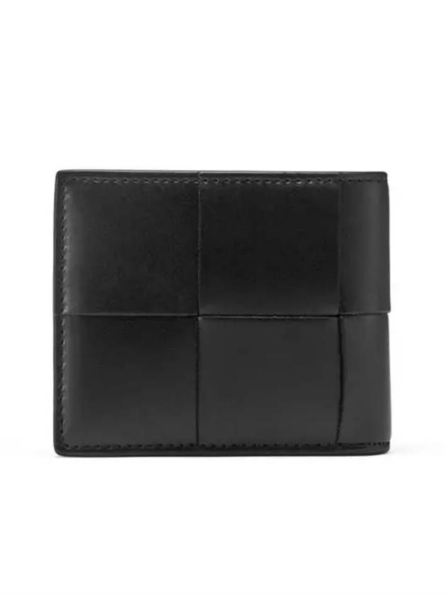 Intrecciato Half Wallet Black - BOTTEGA VENETA - BALAAN 4