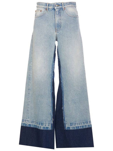 Mm6 Maison Margiela Contrast Insert Jeans - MAISON MARGIELA - BALAAN 1