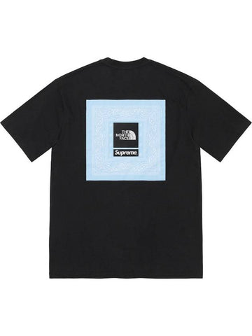 x The North Face Bandana TShirt Black NF0A7WXDJK3 x The North Face Bandana TShirt Black - SUPREME - BALAAN 1