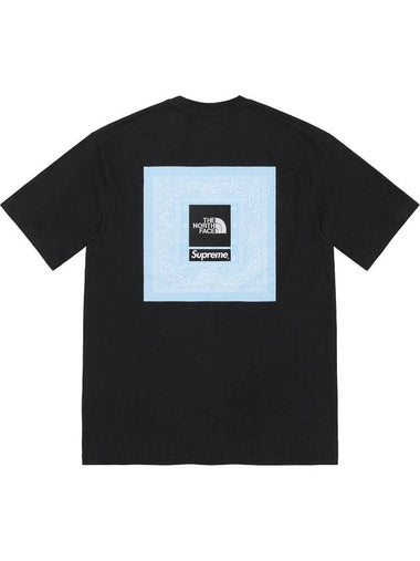 x The North Face Bandana TShirt Black NF0A7WXDJK3 x The North Face Bandana TShirt Black - SUPREME - BALAAN 1