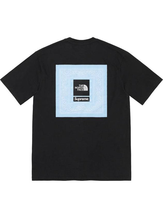 x The North Face Bandana TShirt Black NF0A7WXDJK3 x The North Face Bandana TShirt Black - SUPREME - BALAAN 1