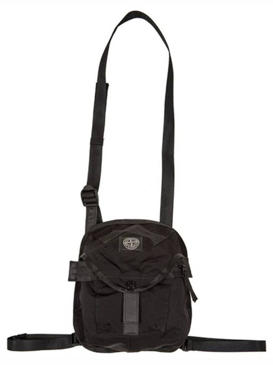 Strong Twirl Belt Cross Bag Black - STONE ISLAND - BALAAN.