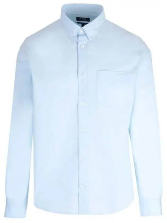 Edouard Long Sleeve Shirt Blue - A.P.C. - BALAAN 2