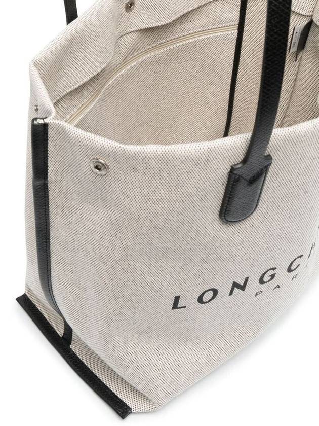 Roseau L Tote Bag Black - LONGCHAMP - BALAAN 4