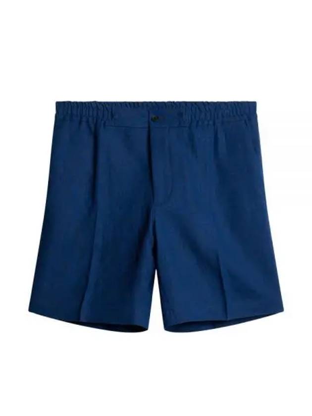 Baron Linen Shorts Estate Blue - J.LINDEBERG - BALAAN 2