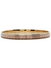 Logo Pattern Hinged Bangle Bracelet Gold Pink - COACH - BALAAN 3