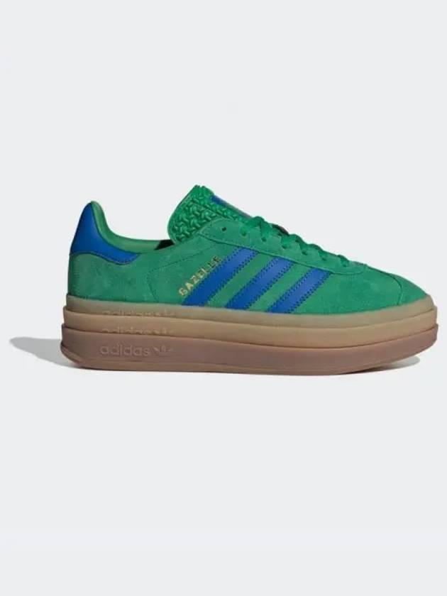 Shoes Sneakers Running Gazelle Bold Women s GREEN SUPCOL - ADIDAS - BALAAN 1