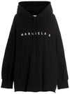 Logo Cotton Over Hoodie Black - MAISON MARGIELA - BALAAN 1