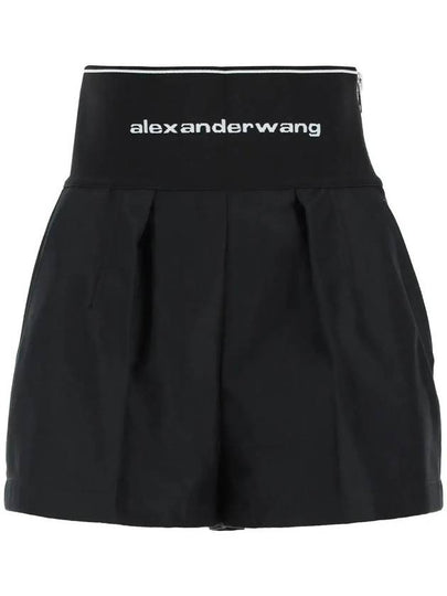 Safari Shorts in Cotton Tailoring Black - ALEXANDER WANG - BALAAN 2