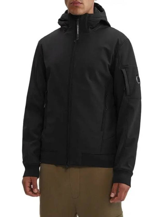 Shell-R Hooded Jacket Black - CP COMPANY - BALAAN 2