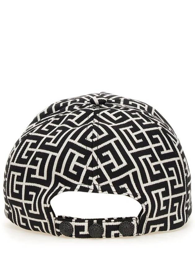 Balmain Monogram Baseball Hat - BALMAIN - BALAAN 3