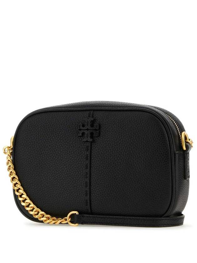 McGraw Logo Camera Shoulder Bag Black - TORY BURCH - BALAAN 3