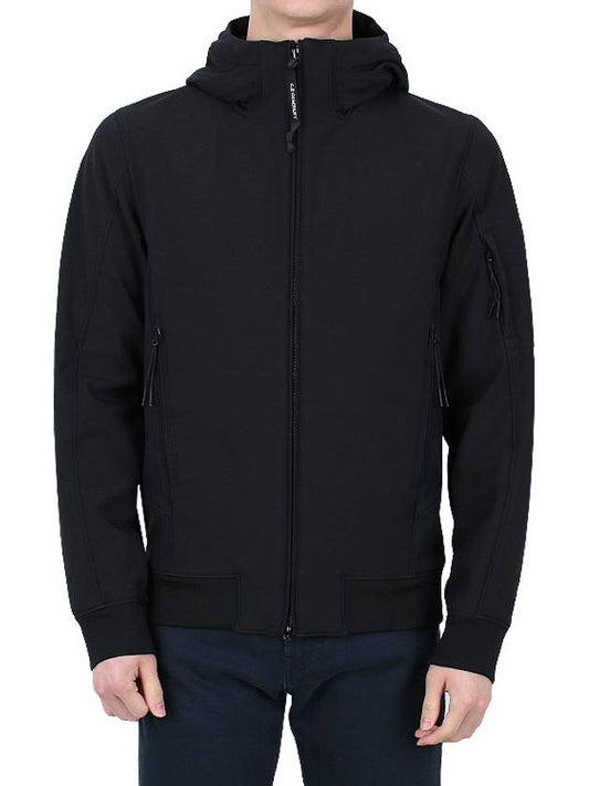 Shell-R Hooded Jacket Black - CP COMPANY - BALAAN 2