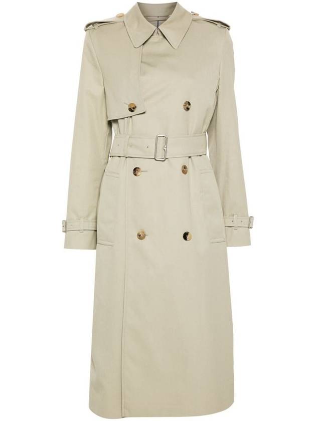 Cotton Blend Trench Coat Ivory - BURBERRY - BALAAN 2