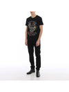 Botanical Logo Short Sleeve T-Shirt Black - ALEXANDER MCQUEEN - BALAAN 7