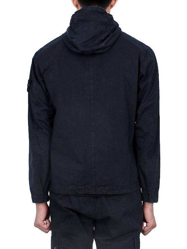 Wappen Old Effect Hooded Jacket Navy - STONE ISLAND - BALAAN 6