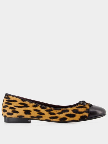 Cap Toe Ballerinas - Tory Burch - Leather - Printed - TORY BURCH - BALAAN 1