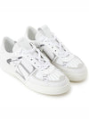 Men's VL7N Logo Band Low Top Sneakers White - VALENTINO - BALAAN 4