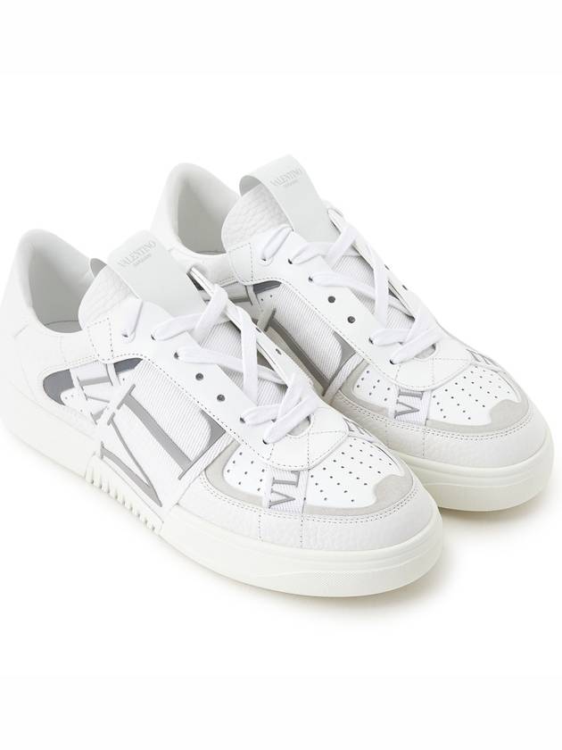 Men's VL7N Logo Band Low Top Sneakers White - VALENTINO - BALAAN 4