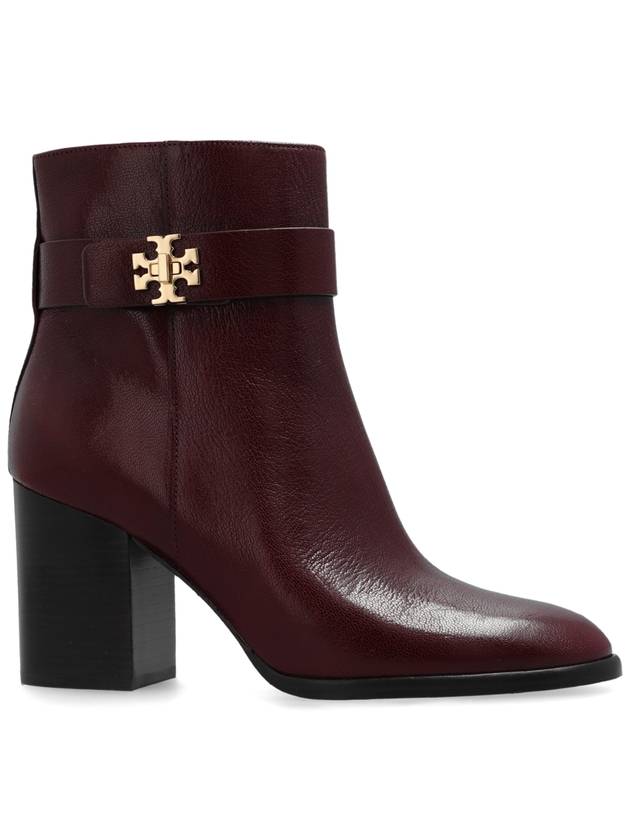 Tory Burch Leather Ankle Boots, Women's, Burgundy - TORY BURCH - BALAAN 1