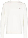 Tricolor Fox Patch Sweatshirt Ecru - MAISON KITSUNE - BALAAN 6