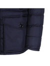 Men's Cluny Hooded Fur Short Padding Night Blue - MONCLER - BALAAN 6