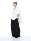 Linen Two-Tuck Wide Pants Black - CHANCE'S NOI - BALAAN 2