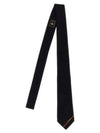 Web Detail Tie Dark Blue - GUCCI - BALAAN 3