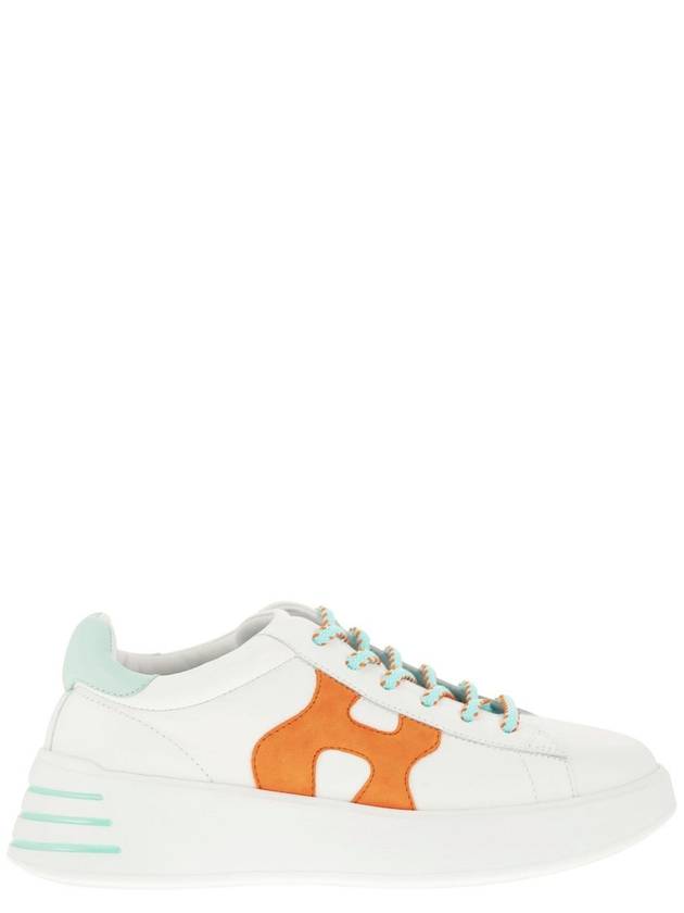 Sneakers HXW5640DN61N4O0SU9 WHITE LIGHT BLUE ORANGE - HOGAN - BALAAN 2