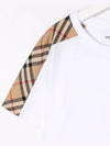 Kids Vintage Check Panel Pattern T Shirt 8054142 - BURBERRY - BALAAN 4