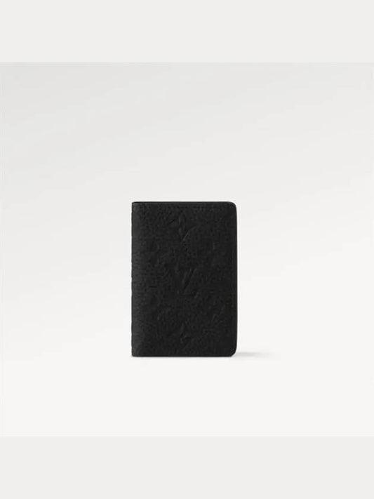 Pocket Organizer Bifold Card Wallet Black - LOUIS VUITTON - BALAAN 2