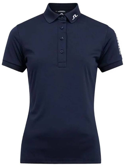 Women's Tour Tech Golf Polo Navy - J.LINDEBERG - BALAAN 2