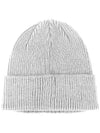 Goggle Detail Merino Wool Beanie Grey Melange - CP COMPANY - BALAAN 4