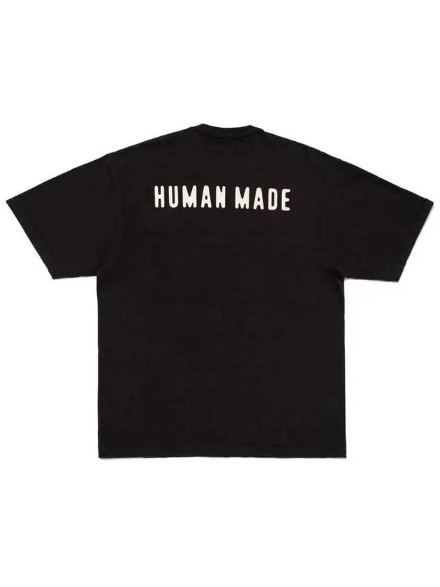 Graphic Short Sleeve T Shirt 5 Black HM28TE006 - HUMAN MADE - BALAAN 3