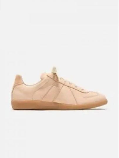 Replica Leather Low Top Sneakers Beige - MAISON MARGIELA - BALAAN 2