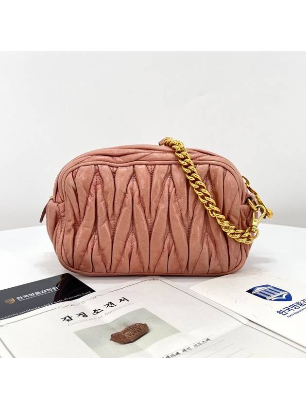 Matelasse mini cross bag pink - MIU MIU - BALAAN 3