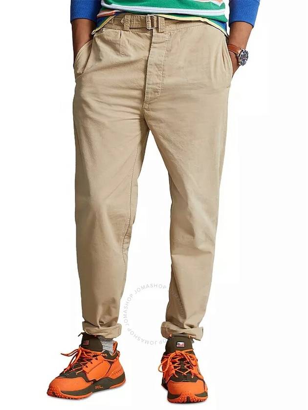 Polo Ralph Lauren Surrey Tan Pleated Canvas Pants, Waist Size 30W - 32L - POLO RALPH LAUREN - BALAAN 2