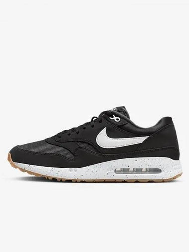 Air Max 1 86 OG G Men s Golf Shoes Black Anthracite Gum Medium Brown White DV1403 003 698556 - NIKE - BALAAN 1