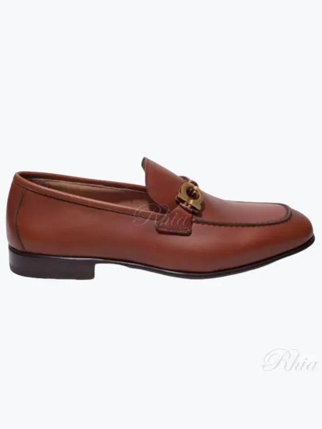 Men's Lester Moccasin Loafers Brown - SALVATORE FERRAGAMO - BALAAN 2