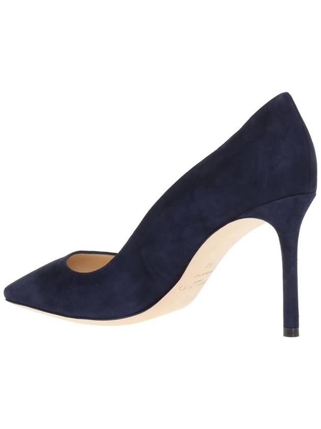 Jimmy Choo 'Romy' Stiletto Shoes, Women's, Navy Blue - JIMMY CHOO - BALAAN 4