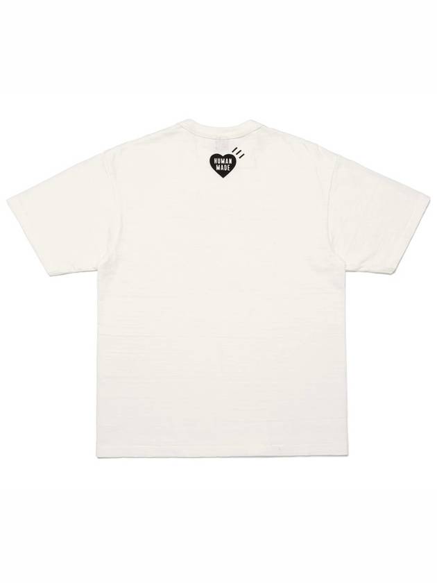 Human Made Heart Logo Graphic T Shirt 7 White HM28TE008 - HUMAN MADE - BALAAN 2