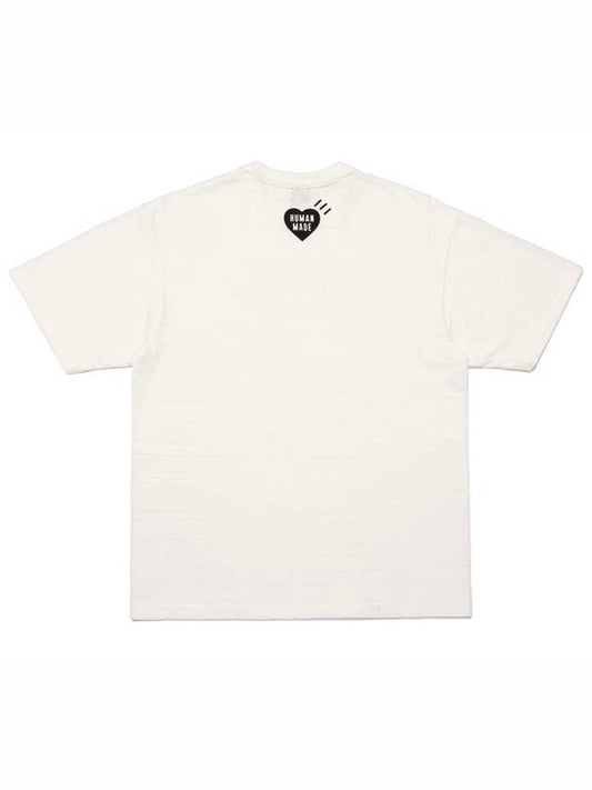 Human Made Heart Logo Graphic T Shirt 7 White HM28TE008 - HUMAN MADE - BALAAN 2