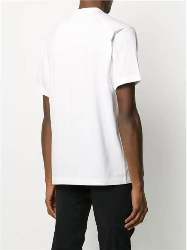 Logo Print Cotton Short Sleeve T-Shirt White - Y-3 - BALAAN 4