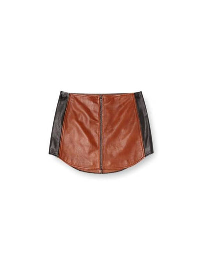 Women's L-Ollipop A-Line Skirt Brown - DIESEL - BALAAN 2